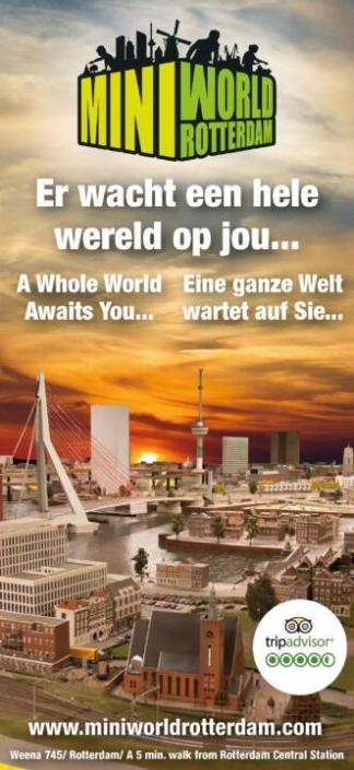 Bestel gratis de folder van Miniworld Rotterdam